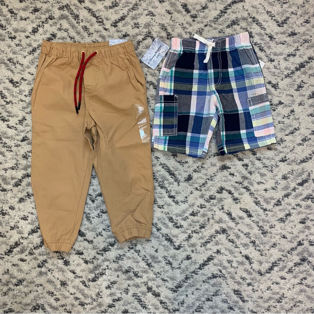 Toddler Boy Pants and Shorts NWT